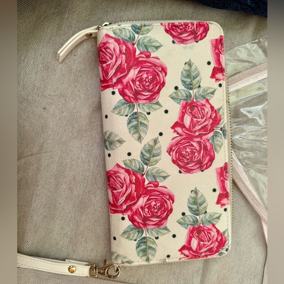 Mix 6 Sevenberry English Garden - Natural Rose Pink Wallet - Picture 3 of 8